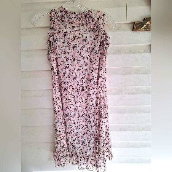 All Saints Priya Petal Sleeveless Wrap Dress Size Small - Picture 3 of 11